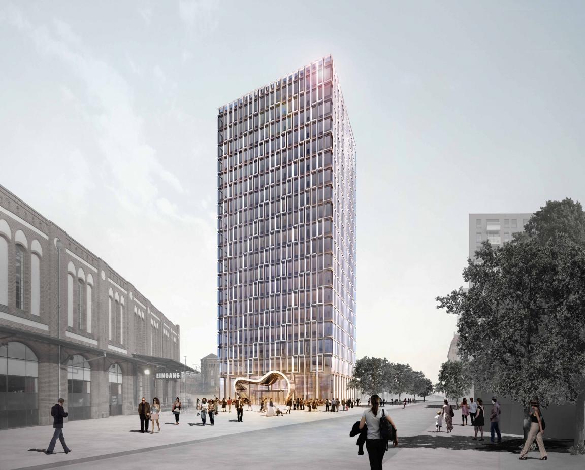 Spreeturm Berlin Construction Planning Commissioned The Department Of Building Bauordnungsamt Of The Berlin Di Eike Becker Architekten